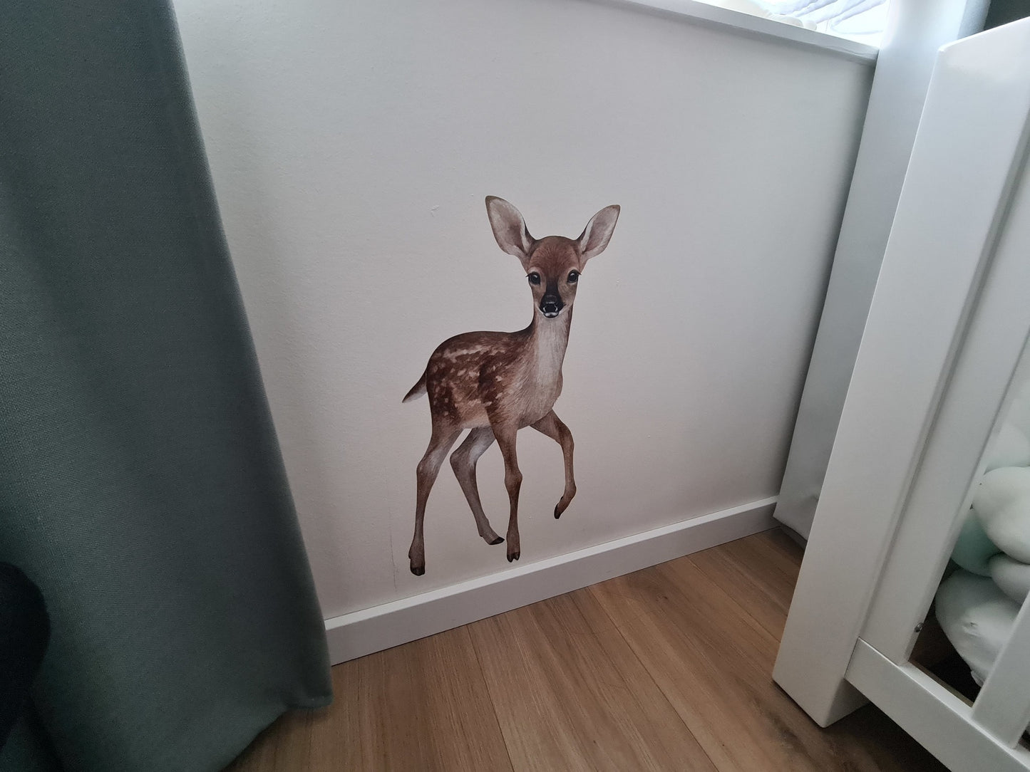 Muursticker boshertje kinderkamer