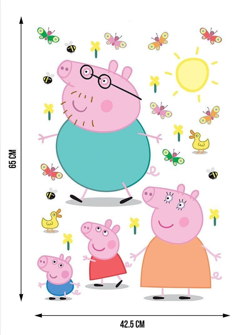 Peppa Pig Muurstickers
