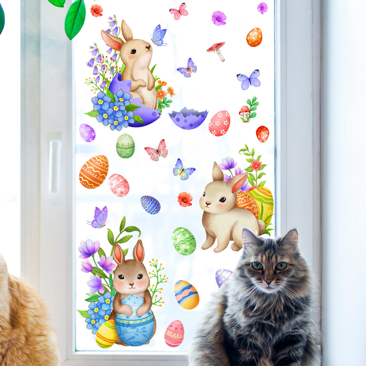 Raamsticker Pasen statisch