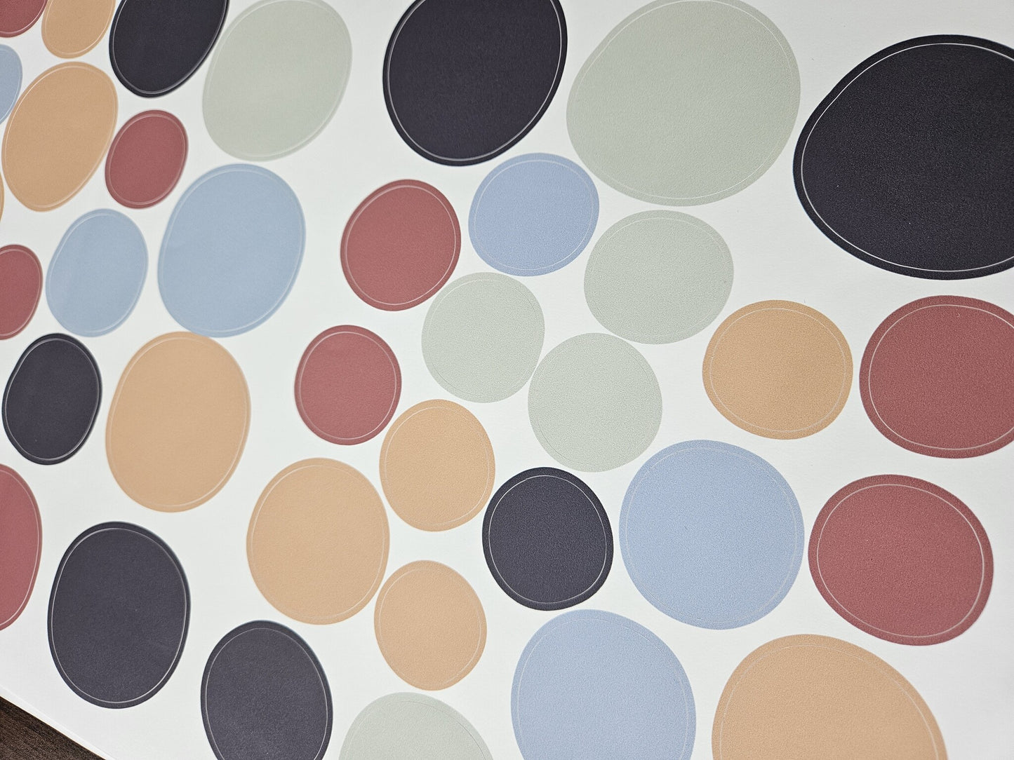 60 Boho Polka Dot muurstickers