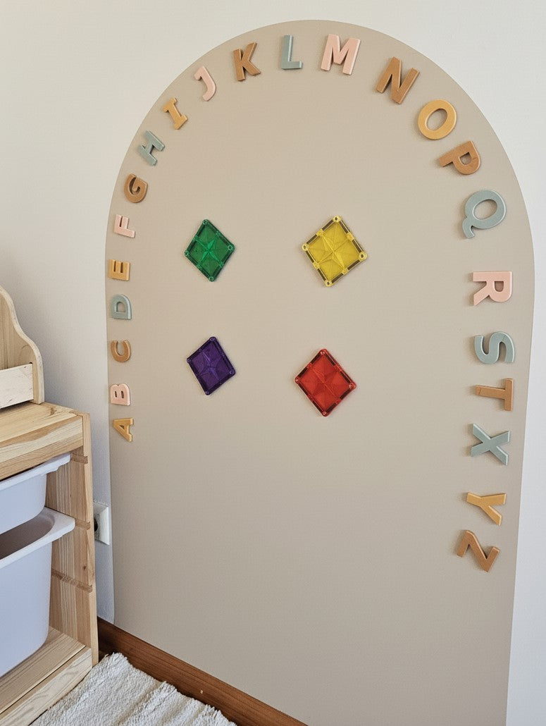 Magnetic Chalkboard Wall Sticker Arch – 75cm x 110cm Kids Room Decor – Multifunctional