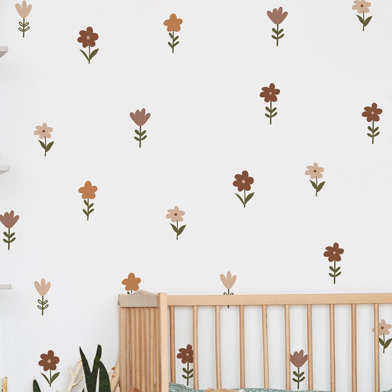 Muursticker bloemetjes