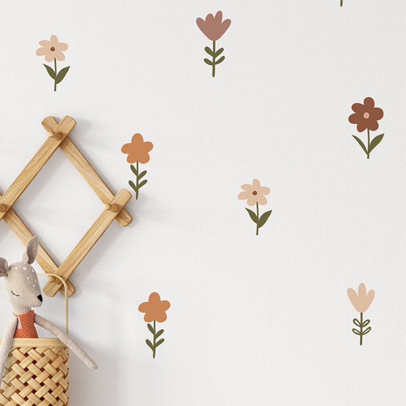 Muursticker bloemetjes