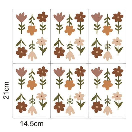 Muursticker bloemetjes