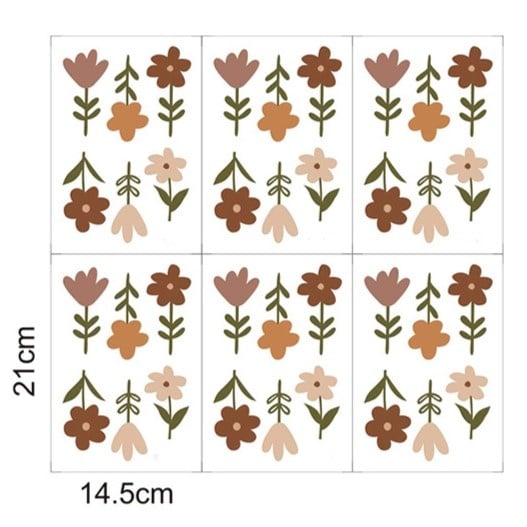 Muursticker bloemetjes
