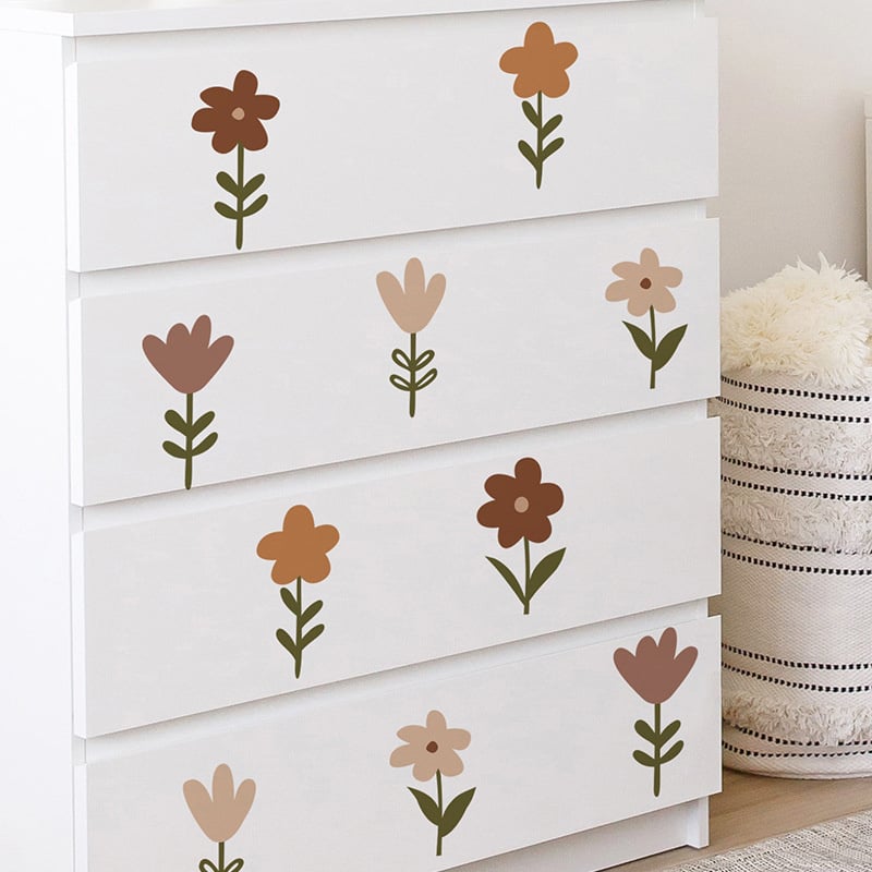 Muursticker bloemetjes
