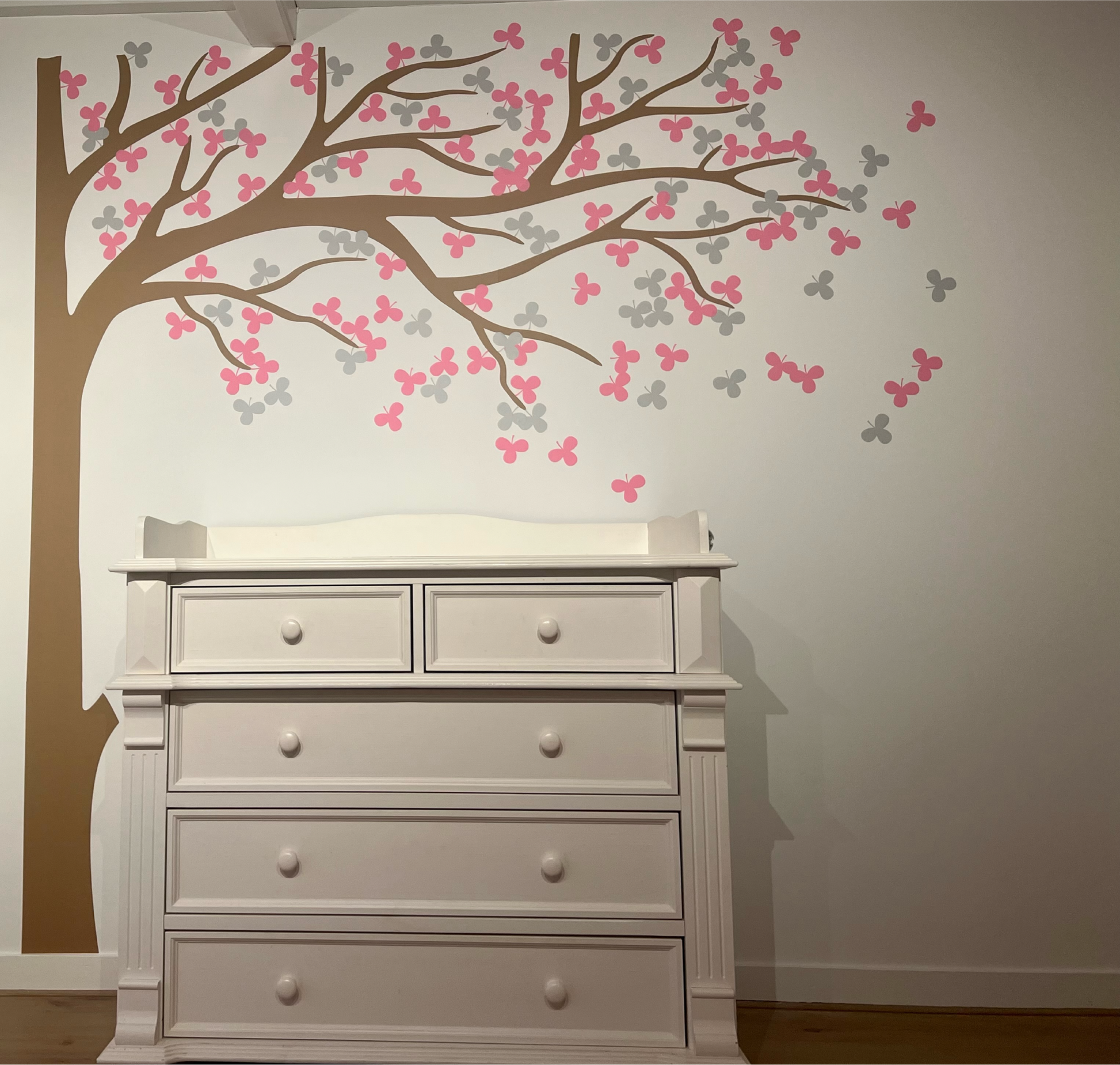 Muursticker boom kinderkamer (kies je eigen kleuren)