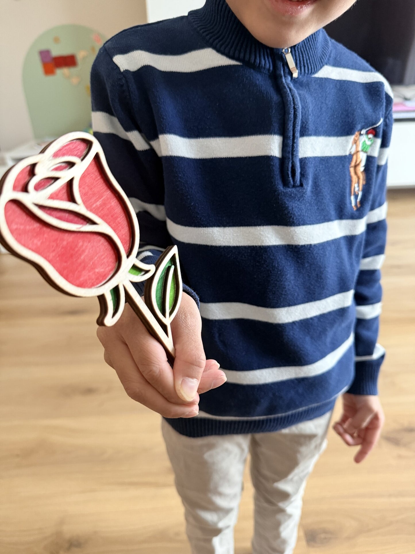 Houten Roos Valentijn – Knutsel Roos met of zonder Naam | DIY Cadeau