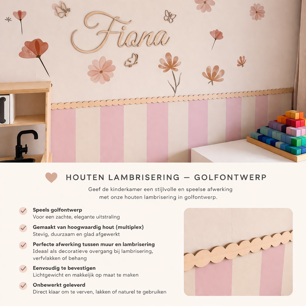 Houten lambrisering