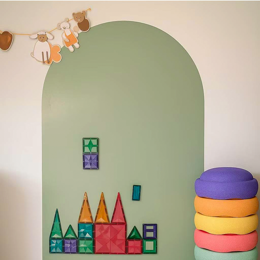 Magnetisch Schoolbord Muursticker voor Kinderkamer 95cm x 70cm – Verwijderbaar