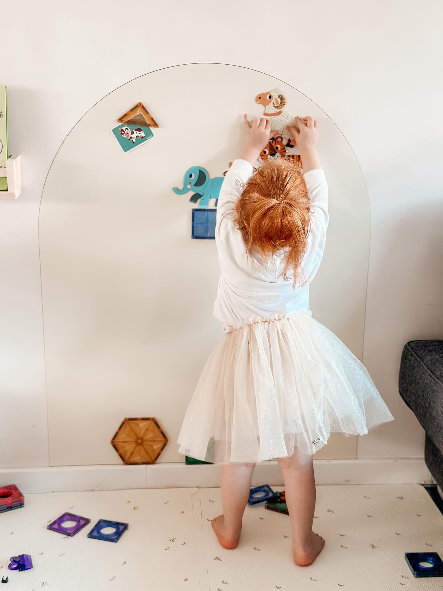 Magneetsticker met krijtbord functie voor de Kinderkamer 95×75 cm – Verwijderbaar