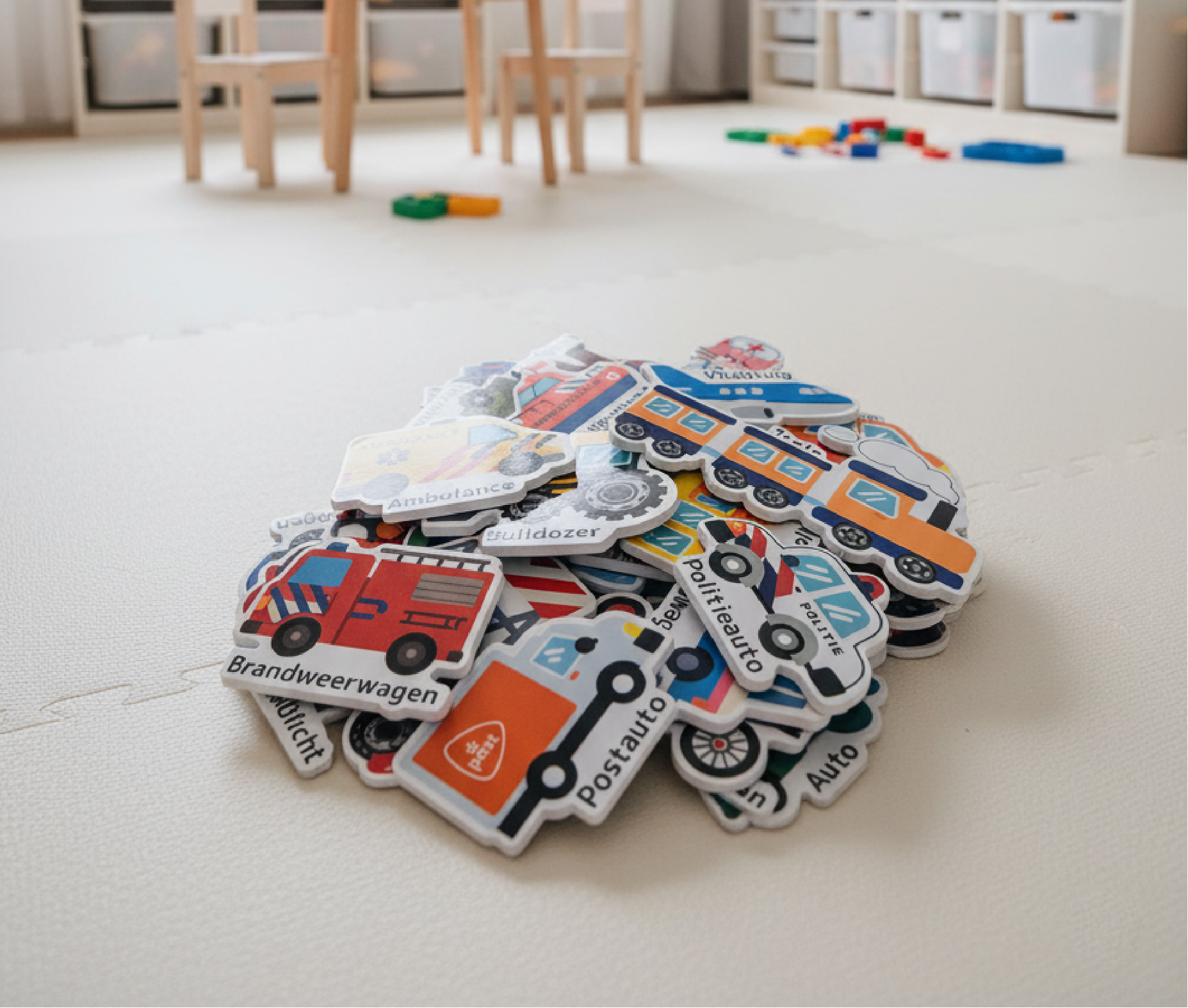 Magneetsticker met krijtbord functie - Mocca Mousse