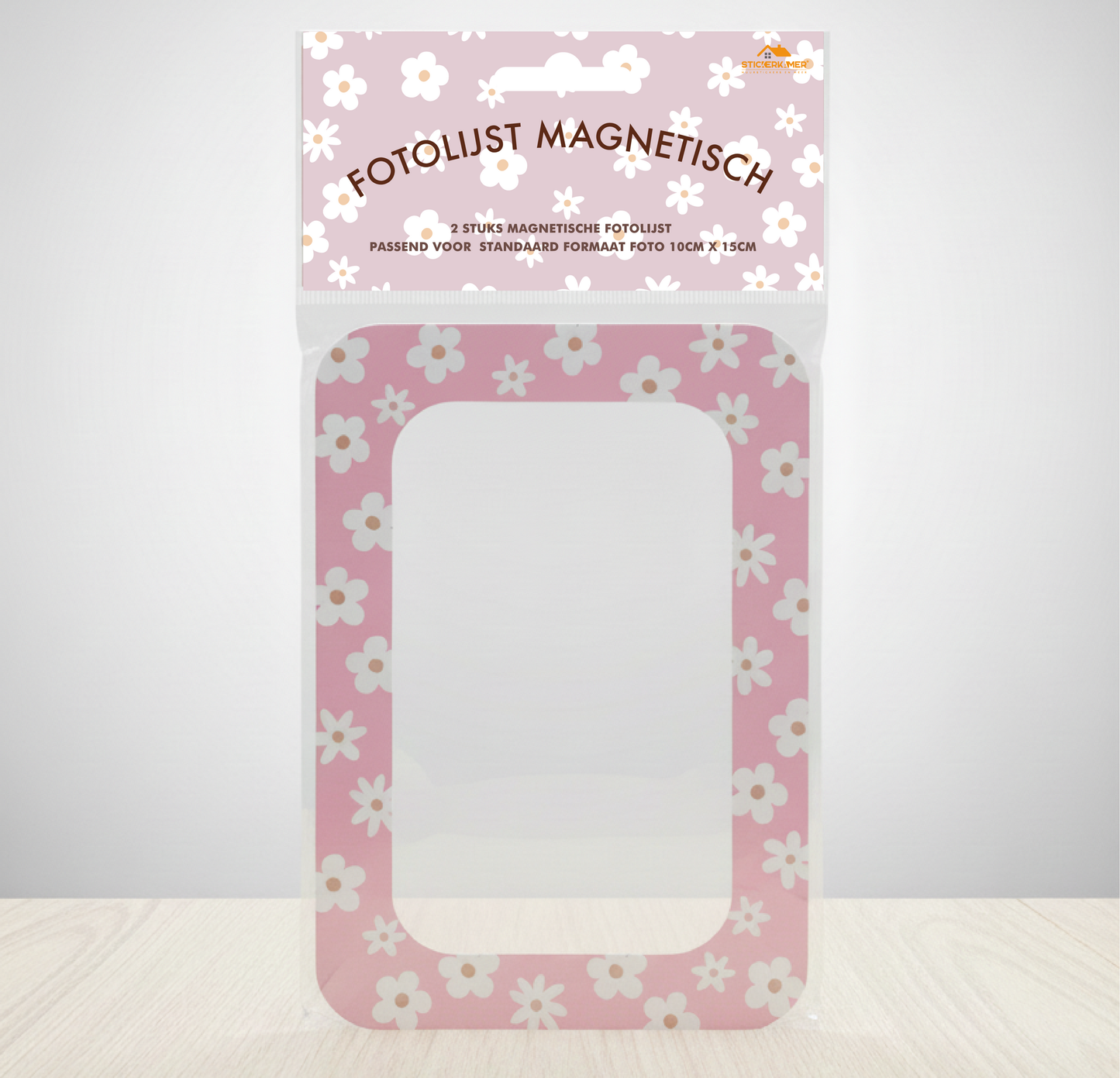 Stickerkamer magnetische fotolijsten (Set 2 stuks)