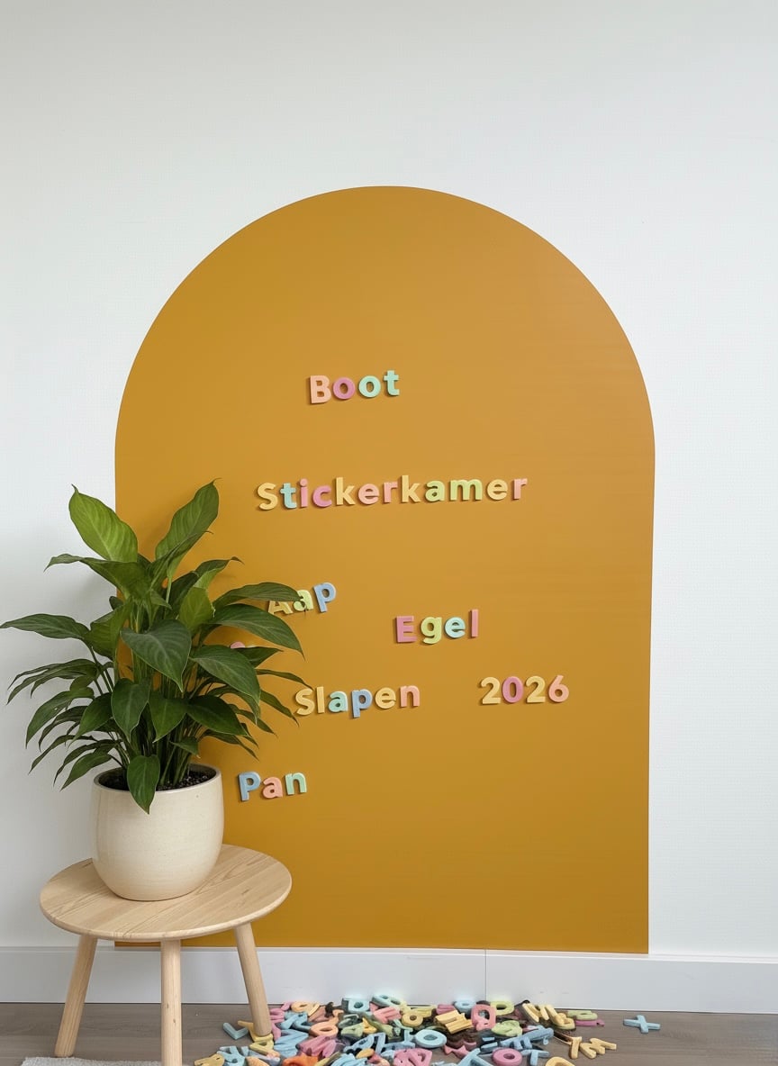 Magnetisch muursticker krijtbord - magneetsticker  zelfklevend