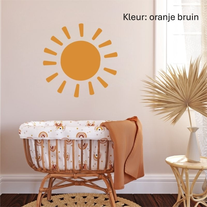 Muursticker boho zon kinderkamer