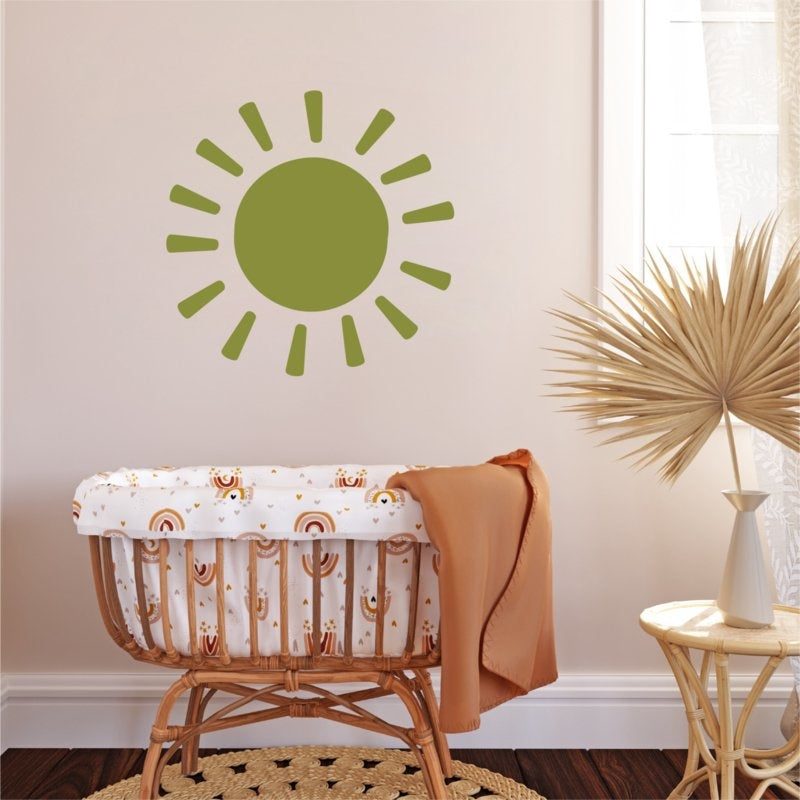 Muursticker boho zon kinderkamer