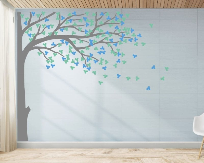 Muursticker boom kinderkamer (kies je eigen kleuren)