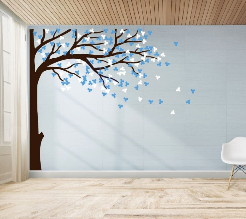 Muursticker boom kinderkamer (kies je eigen kleuren)