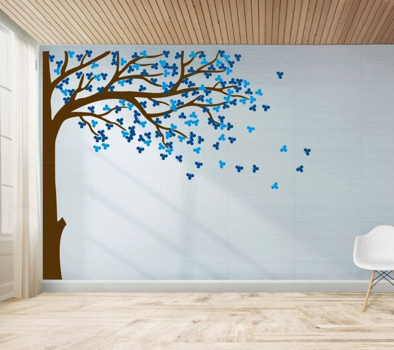 Muursticker boom kinderkamer (kies je eigen kleuren)