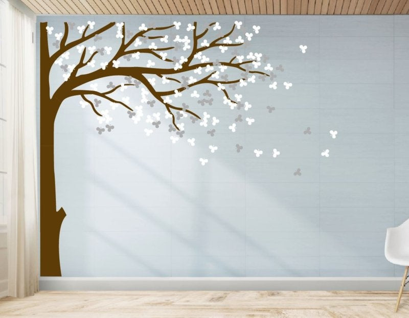 Muursticker boom kinderkamer (kies je eigen kleuren)