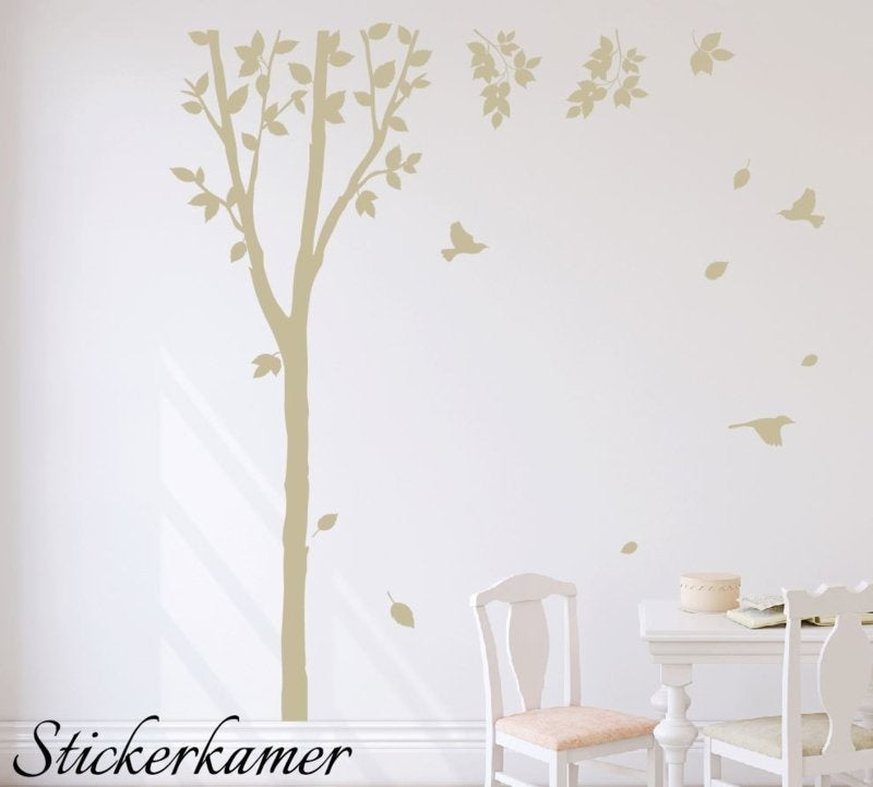 Muursticker boom wanddecoratie