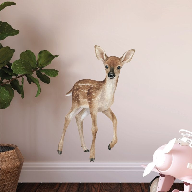 Muursticker boshertje kinderkamer