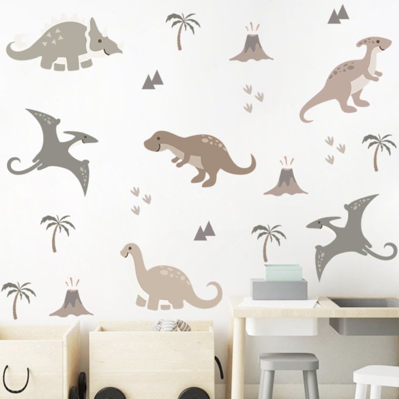 Muursticker dinosaurus kinderkamer