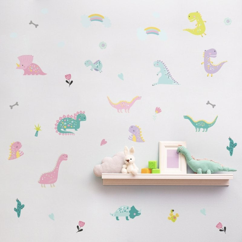 Muursticker dinosaurus stickers kinderkamer / babykamer