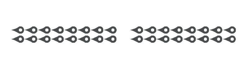 Muursticker Google Maps pin points (32 stuks)