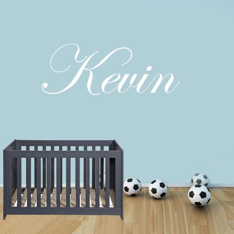 Muurstickers naam voor babykamer