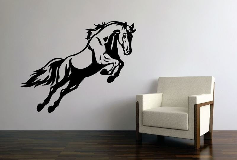 Muursticker paard decoratie kamer inrichting