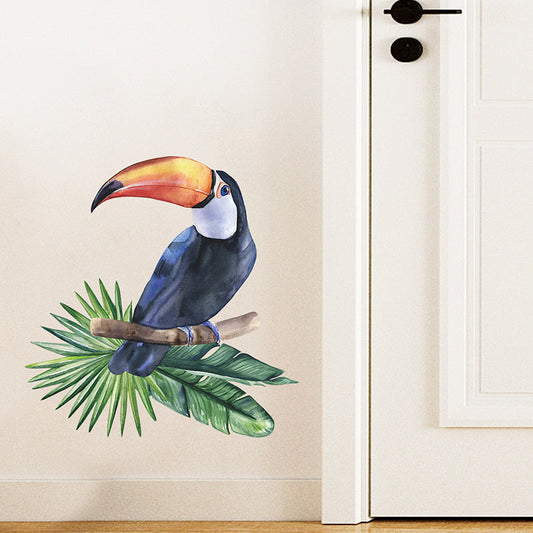 Muursticker toekan jungle kinderkamer