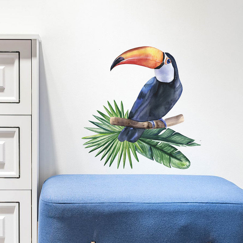 Muursticker toekan jungle kinderkamer