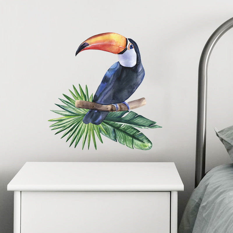 Muursticker toekan jungle kinderkamer