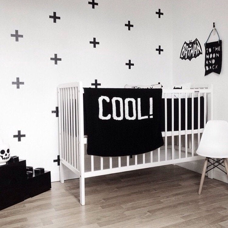 Muursticker plusjes babykamer / kinderkamer