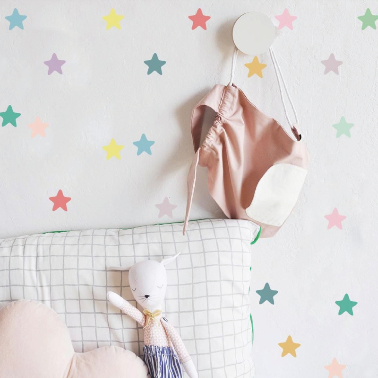 Muurstickers sterren mix kleur kinderkamer / babykamer