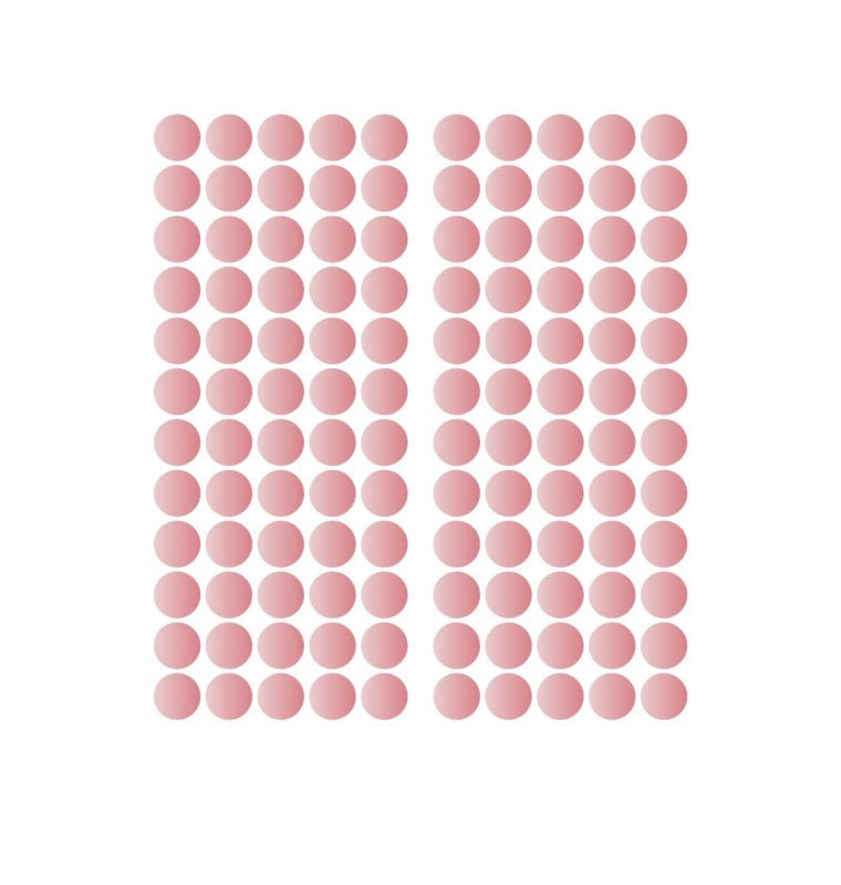 Muursticker stippen 2x2cm kinderkamer