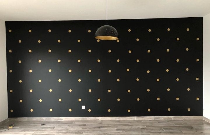 Muursticker stippen cirkels print / patroon kinderkamer - babykamer