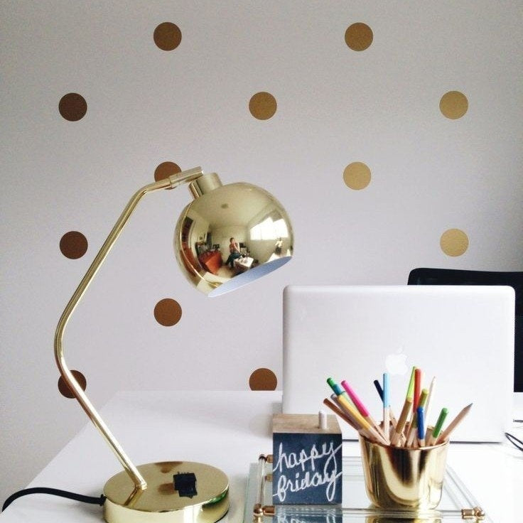 Muursticker stippen cirkels print / patroon kinderkamer - babykamer