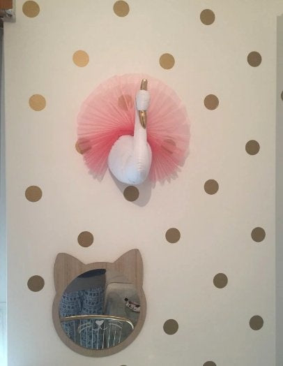 Muursticker stippen kinderkamer 3cm (50 stuks)