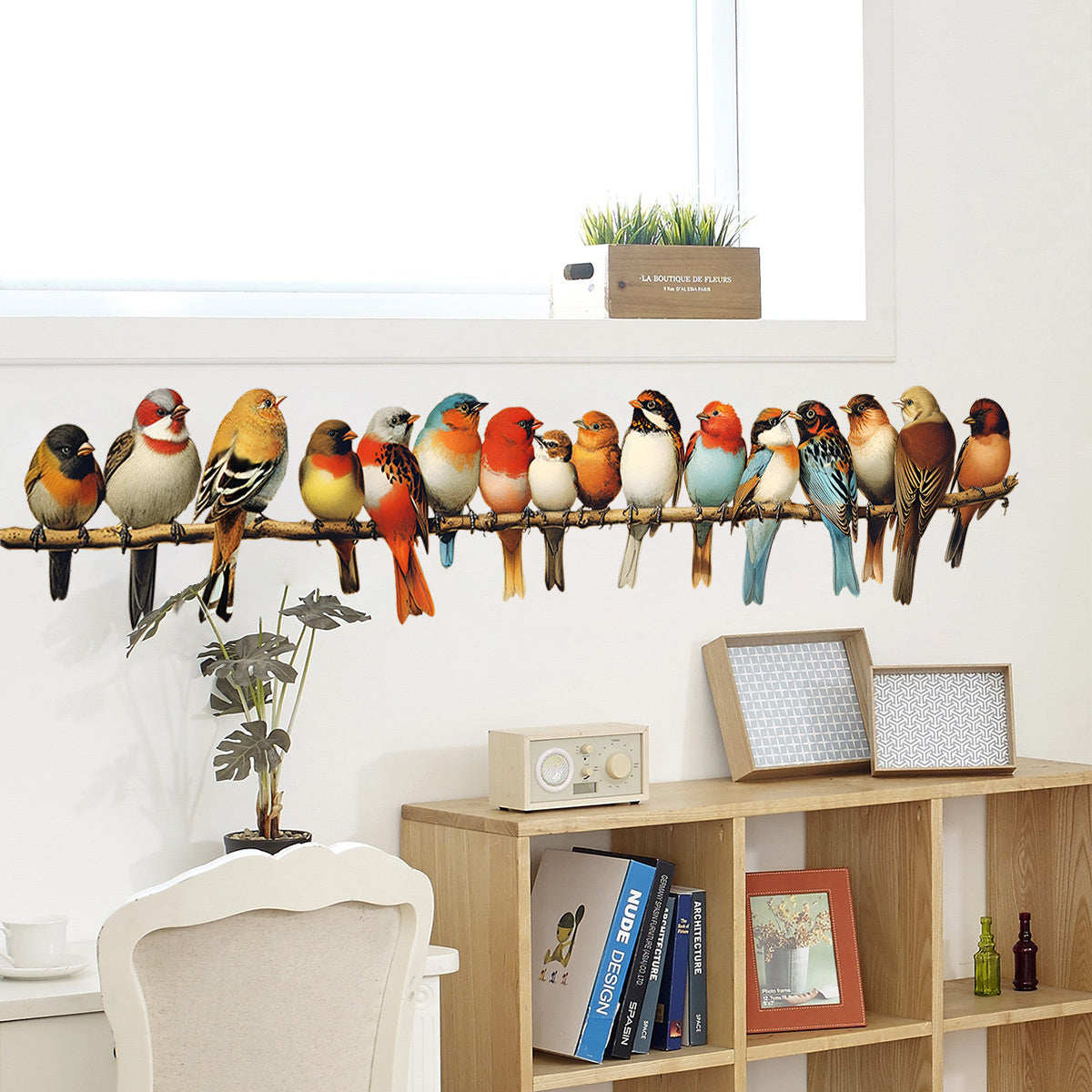 Muursticker vogels
