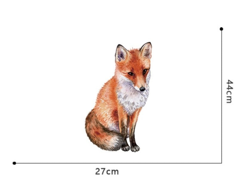Muursticker vos kinderkamer