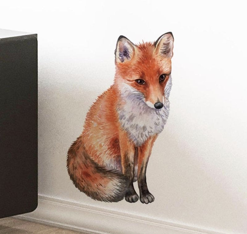 Muursticker vos kinderkamer