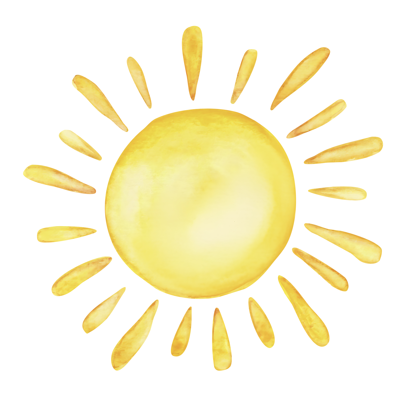 Muursticker Zon – Kinderkamer
