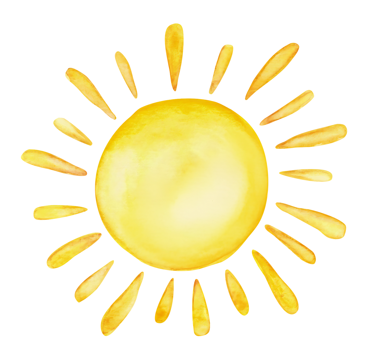 Muursticker Zon – Kinderkamer