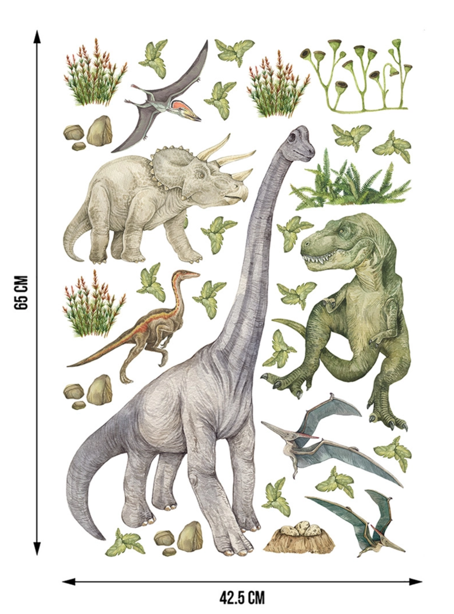 Muurstickers dinosaurussen