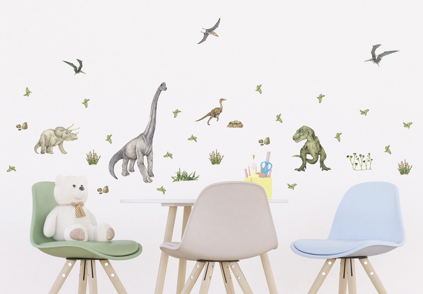 Muurstickers dinosaurussen