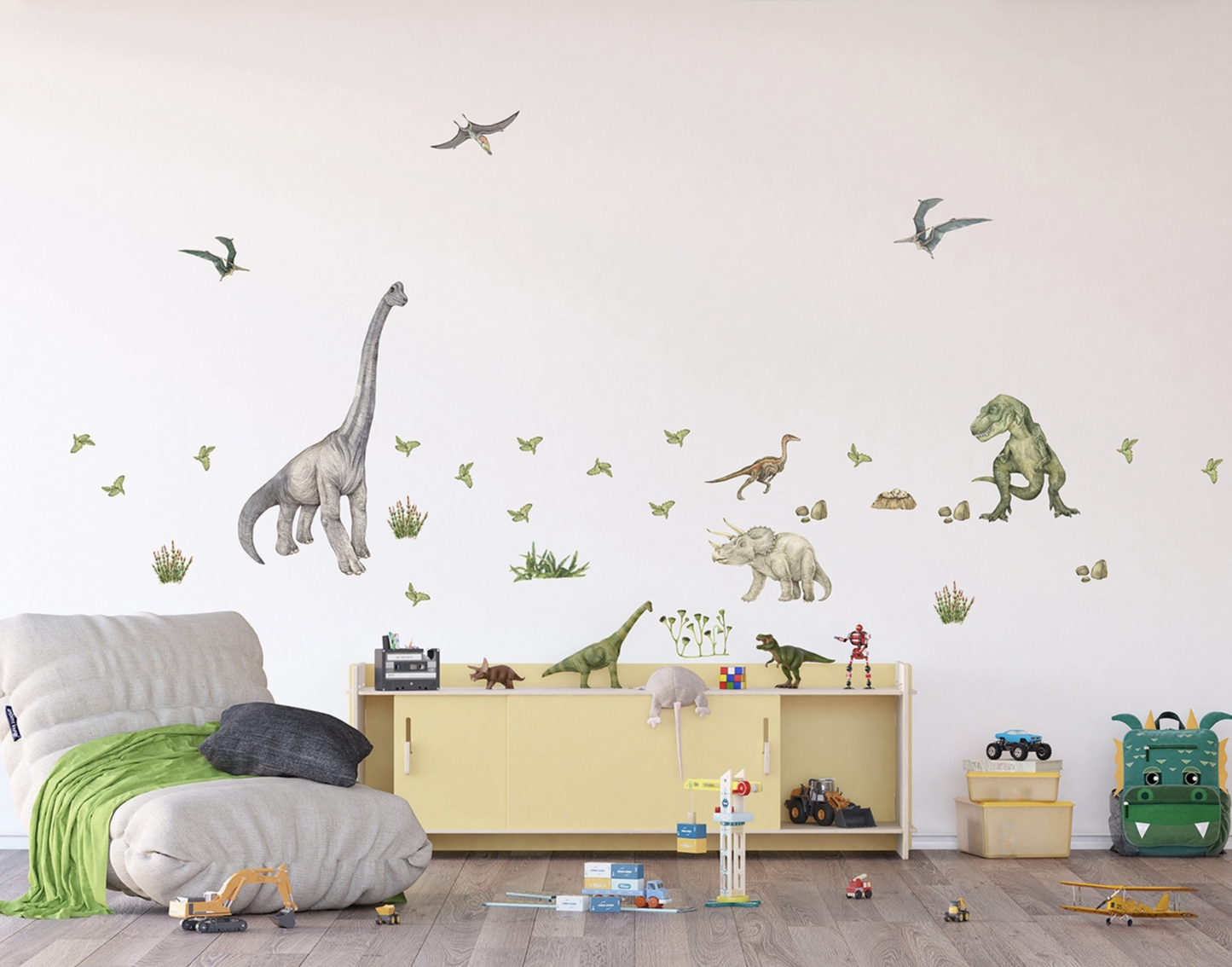 Muurstickers dinosaurussen