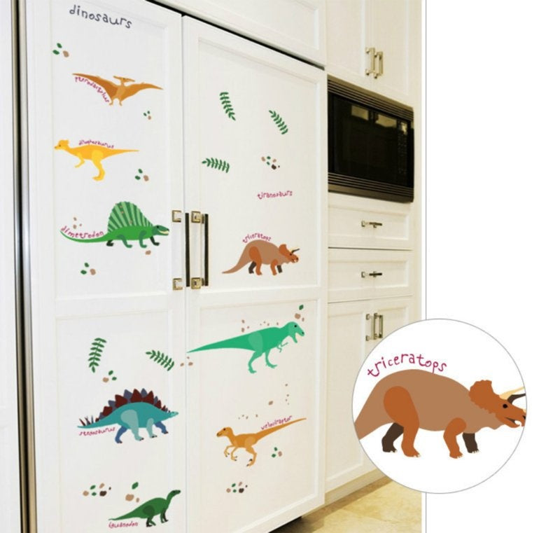 Muurstickers dinosaurussen kinderkamer