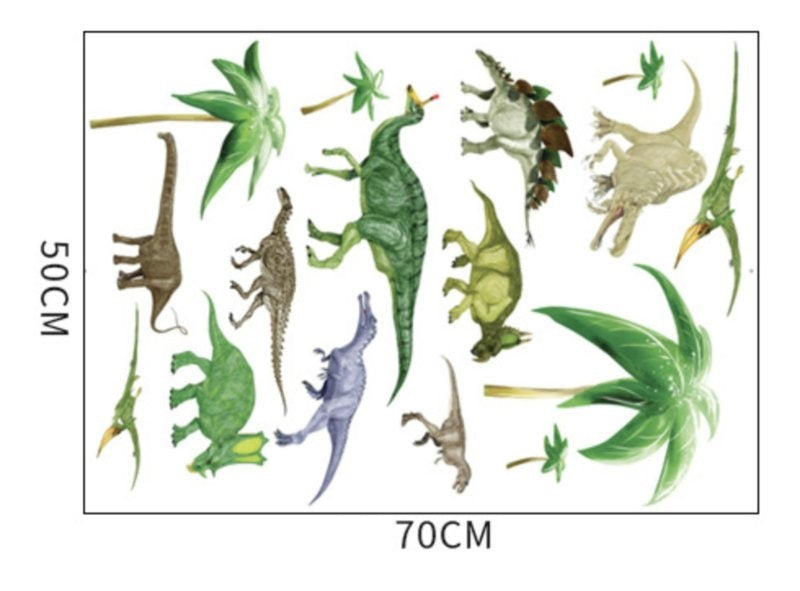 Muurstickers kinderkamer dinosaurus mix kinderkamer